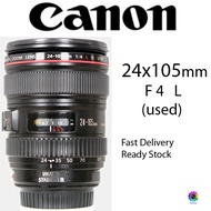 canon 24x105mm L len 24x105 f4  (used)