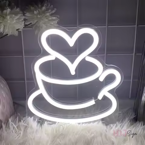 Coffee Neon Led Sign Coffee Shop Room Decor For Pantry Cafe Desk Neon Lights USB Cafe Pantry Decorat