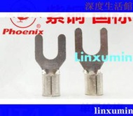 鳳凰UT4-456810叉形接線端子國標銅接頭線耳銅冷壓插銅鼻子[]
