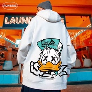 Fat Man 8XL Big Size Hoodie Men Women Couple Unisex Casual Loose Hooded Sweatshirt Long Sleeve