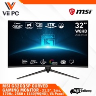 MSI G32CQ5P 31.5"/2560x1440(WQDH)/VA/Curved 1500R/170Hz/1ms(MPRT)/4ms(GtG)/AdaptiveSync/HDR Ready/Ad