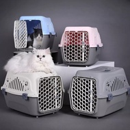 🇲🇾Stock Premium Quality Pet Air Case Dog Cat Cage Box Travel Carrier Sangkar Bergerak Kucing 空运宠物笼