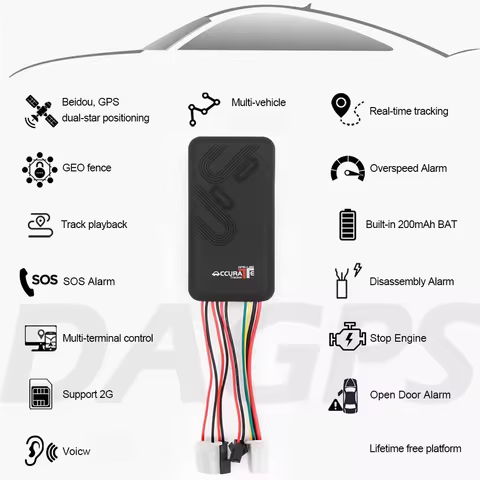GT06 Car GPS Tracker Vehicle Tracker Remote Control Alarm Google Map Gps Locator Car Anti-theft Alar