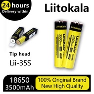 Liitokala Lii-35S 18650 3500mAh Rechargeable Li-lon Protected battery 3.7V Tip head