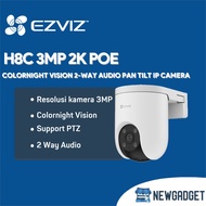 EZVIZ H8C 3MP 2K POE COLORNIGHT VISION 2-WAY AUDIO PAN TILT IP CAMERA