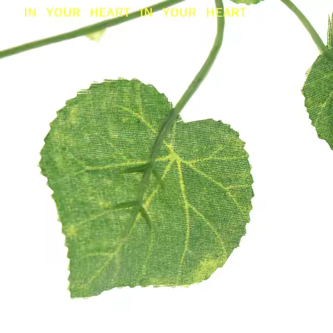【X】2.0m Artficial Vine Green Plants Leaf Hanging Decor Rattan Liana Wall Leaves