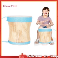 【Chuangtfx03】IRIN Wooden Drum Wood Djembe Drum Set Kids Djembe Drum Set for Early Education and Chil