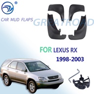 Front Rear Car Mud Flaps For Lexus RX1998 1999 2000 2001 2002 2003 Mudflaps Mudguards Splash Guard for Fender Accessories