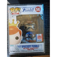 FUNKO POP ASIA SE Freddy Funko 2022 Winter Limited Edition + Boss Protector