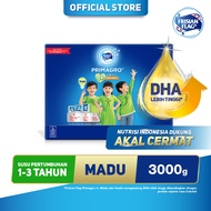Frisian Flag Primagro 1+ Madu 3000gr (1-3 tahun) Susu Formula Pertumbuhan Anak