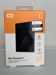 WD My Passport 1TB 外置硬碟