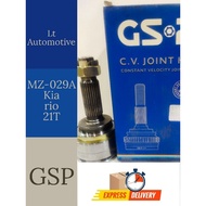 MZ-029A GSP kia rio 21T cv joint