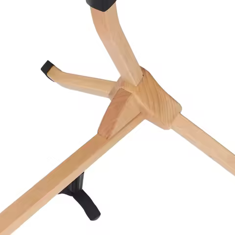 1pc Saxophone Stand Solid Wood Saxophone Stands Sax Tripod Stand Holder For Alto Tenor Sax Holder Wi