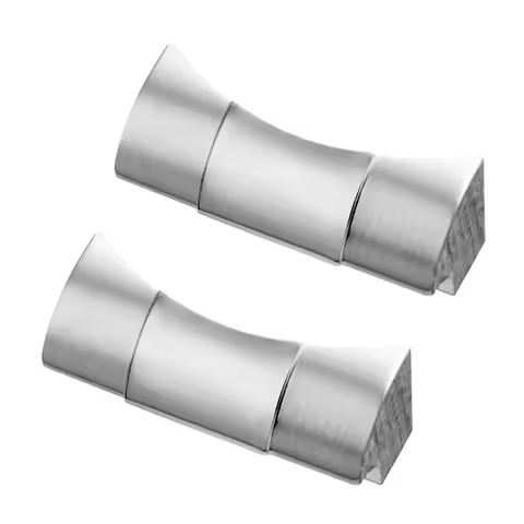 1Pair 21/22MM Watch Strap End Link connectors For Tudor Heritage Black Bay M79363 Watches Steel conn