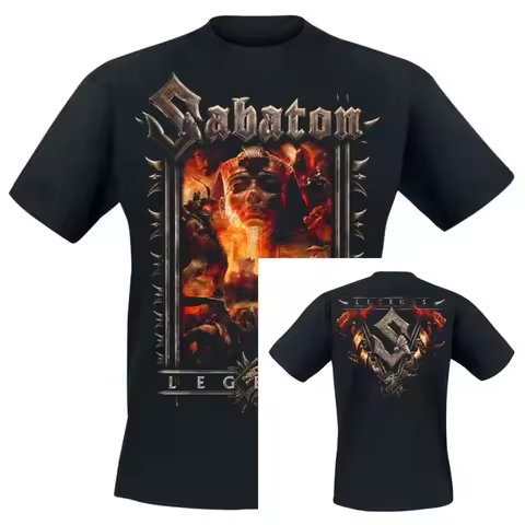 2026 Summer Sabaton Graphic Band Shirt Short Sleeve Fashion Tee Luxury Casual Vintage men and women 