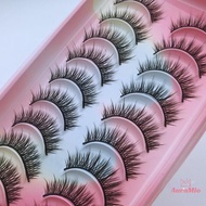 [AuraMio] Fake Eyelash Anime Eyelash 10 Pairs Little Devil Eyelash Natural Day Makeup Manga Eyelash 