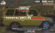 stiker kaca depan belakang mobil kijang kapsul kijang super universal toyota