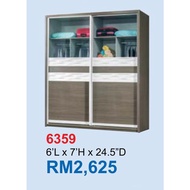 (6'X6.5') and 6'x7' x 6'x8' & 6'x9'ft SLIDING DOOR WARDROBE( AntyJump Door)