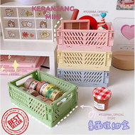 KERANJANG MINI LIPAT TEMPAT PENYIMPAN MULTIFUNGSI