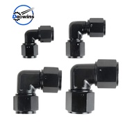 Female 6AN AN4 AN8 AN10 to Female AN6 4AN 8AN 10AN 90 Degree Swivel Coupler Union Fitting Adapter Al