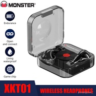 MONSTER XKT01 Wireless Earone HiFi Mic Half in Ear Headones With Mic Bluetooth-Compatible 5.2 Stereo Earbuds mic headset