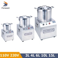 4L 6L 10L Big Power 750W 1500W Bowl Cutter Chopper For Food High Speed Meat Mincer Chili Onion Ginge