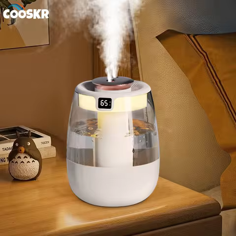 Air Humidifier 1300ml Large Capacity Aroma Humidifier Double Nozzle Essential Oil Humidifier for Hom