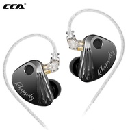 CCA Rhapsody หูฟัง Tunable พร้อมสายเคเบิลเงินในชุดหูฟังแบบสวมศีรษะสวิตช์ปรับแต่ง4ระดับ2DD หูฟังเบสดี