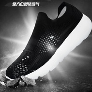 duozoulu Sports Shoes Spring Men's and Women's Non-Slip Walking Hollow Slip-on Many New Summer and Autumn Breathable