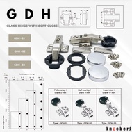 Knockers INDONESIA GLASS Spoon HINGE/GLASS HINGE/GDH - SOFT CLOSE