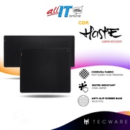 TECWARE Haste Cordura Fabric Gaming Mousepad with Water Resistant, Anti-Fray Edge Stitching, Anti-Sl