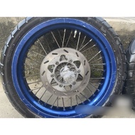 KLX250 OFFROAD 21" 18"  RIM 17" MOTARD RIM 17 INCH ORI TAKASAGO 17 INCI KLX USED KAWASAKI WHEEL