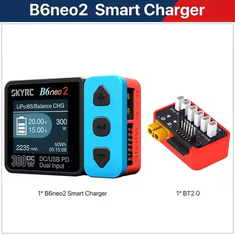 NEW SKYRC B6neo 2 Smart Charger Multi-Function Smart Charger DC 300W PD 80W LiPo/LiFe/Lilon/LiHV/NiM