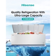 [READY STOCK] Hisense (780L) 8 In 1 Chest Freezer With LED Light FC900D4BWBP