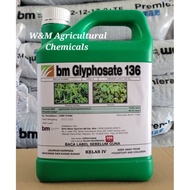 bm Glyphosate 136 4L Behn Meyer Glyphosate 136 Racun Lalang, Herbicide,茅草精. Product of Germany. Gene