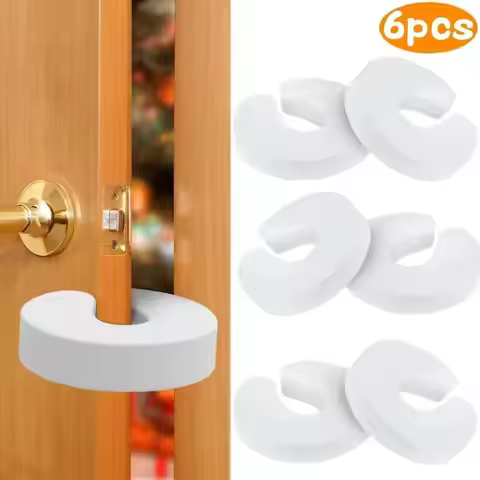 6/12Pcs Door Stoppers Kids Children Protection EVA C Shape Door Stopper Baby Safety Protect Door Sto