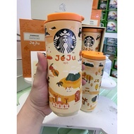 355ml Korean stainless steel thermos bottle - JEJU Island