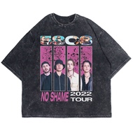 OVERSIZE 5SOS NO SHAME TOUR WASHING VINTAGE TEE (OVERSIZE WASHED T-SHIRT)