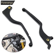 FOREVERGO Motorcycle Clutch Brake Levers Adjustable Shorty Handlebars Front Control Lever Left Right