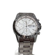 SEIKO Men's Watch Quartz Analog Stainless Steel BLK SLV 7T92-0DW0 Direct from Japan Secondhand