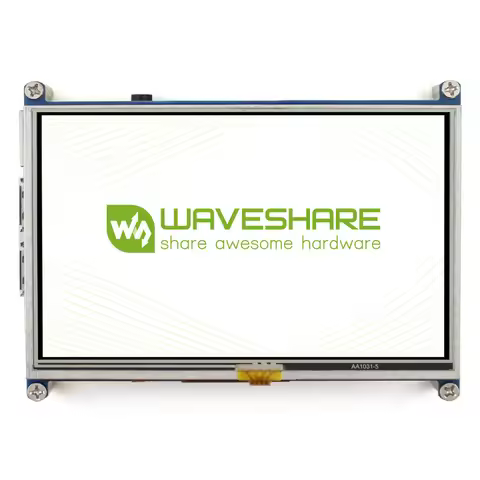 Waveshare 5inch Resistive Touch Screen LCD for for Raspberry Pi 4B/3B+/3A+/3B/2B/B+/A+, 800×480, HDM