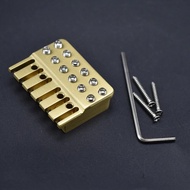 【New and Improved】 Brass Headless Electric Guitar String Lock Headless Guitar String Lock 6 String E