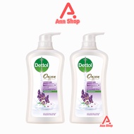 Dettol Onzen Lavender Hana เดทตอล เจลอาบน้ำ 500 มล. [2 ขวด สีม่วง] ครีมอาบน้ำ สบู่เหลวอาบน้ำ แอนตี้แ