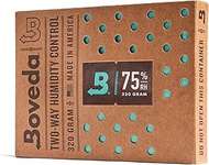 Boveda for Cigars/Tobacco | 75% RH 2-Way Humidity Control | Size 320 for Use with Up to 100 Cigars |