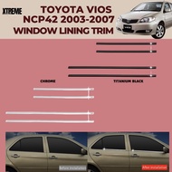 XTREME AUTO TOYOTA VIOS 2003-2007 CAR WINDOW LINING TRIM COVER ACCESSORIES