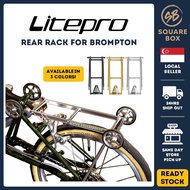 Litepro Bicycle Foldable Rear Rack Portable Luggage Shelf Aluminum Alloy Tail Shelf Holder Suitable For trifold