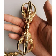 999บริสุทธิ์จี้ Vajra ห้าง่ามปีศาจ Subduing Vajraเครื่องมือทิเบต Tantricเครื่องมือตกแต่ง Ritl ชุบเงิ