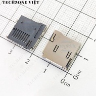 [5 Pieces]- MiSD-PP-9P-V1 Push-Push 9-Pin MicroSD Card Tray TechZone Viet