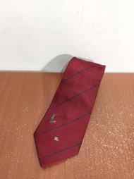 日本製 Burberry 刺繡 獵人 獵犬 獵鴨 古著 英倫 紳士 領帶 