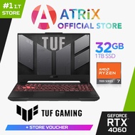 【Free MS Office】ASUS TUF Gaming A15 FA507NVR-LP054W | 15.6" FHD | Ryzen 7 7435HS | RTX 4060 | 32GB R